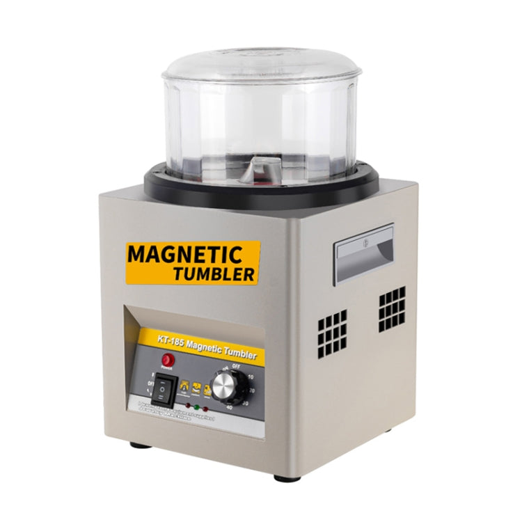 KT-185 Lucidatrice magnetica in acciaio inox per sbavatura e lucidatura, spina UE KT-185 Lucidatrice magnetica in acciaio inox per sbavatura e lucidatura, spina UE